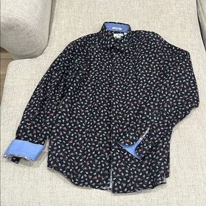 Men’s Multicoloured Print Dress Shirt